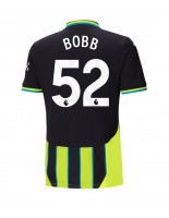 Manchester City Oscar Bobb #52 Vieraspaita 2024-25 Lyhythihainen